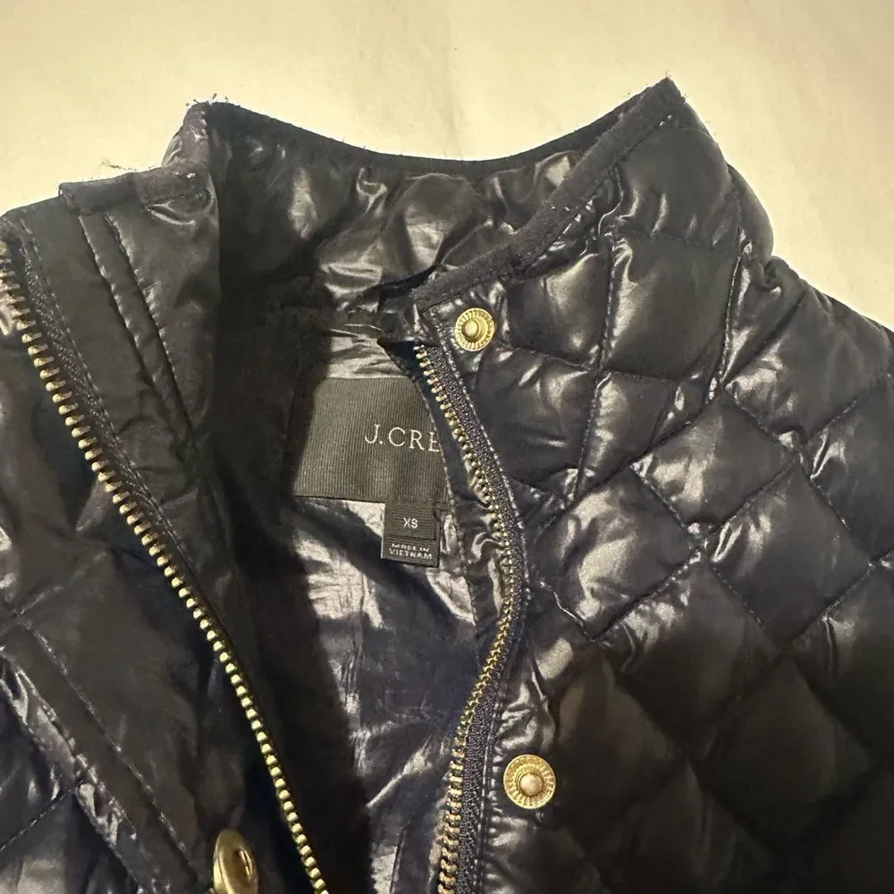 J Crew Womens Puffer Vest Quilted